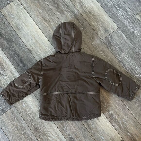 Mini Boden Fleece Lined Hooded Jacket - Picture 9 of 11